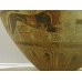 Vase with swastika crosses, animals and sun rays design